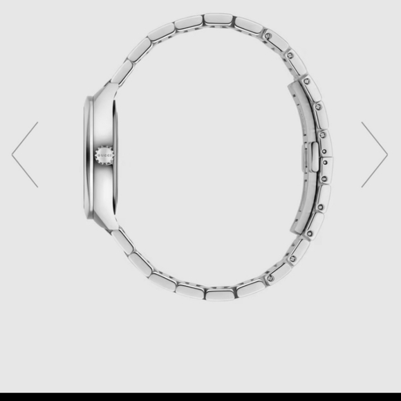 SALE! GUCCI DIAMOND 💎 LUXURY WATCH..Black Face w/ Diamonds as markers - Picture 4 of 10